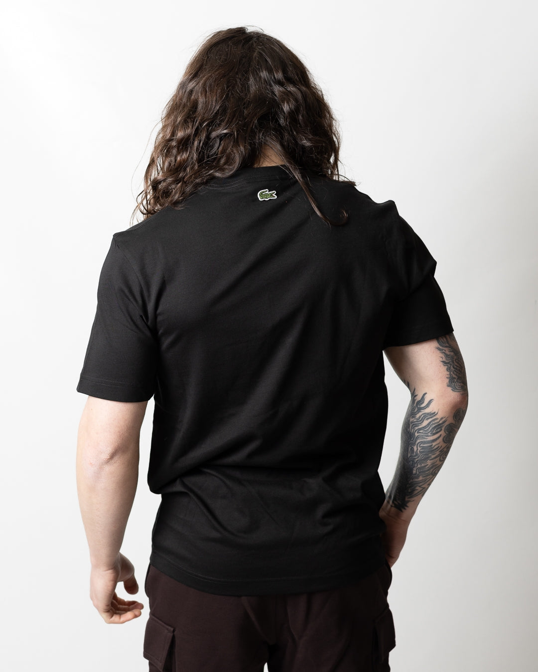 T-Shirt Lacoste classic con stampa uomo