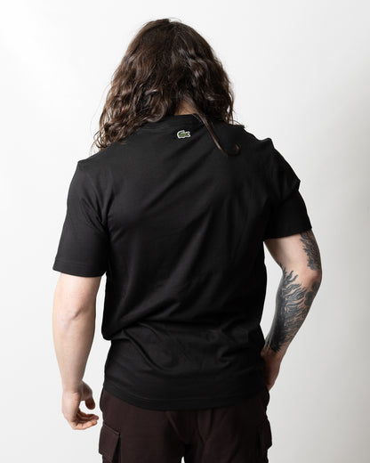T-Shirt Lacoste classic con stampa uomo