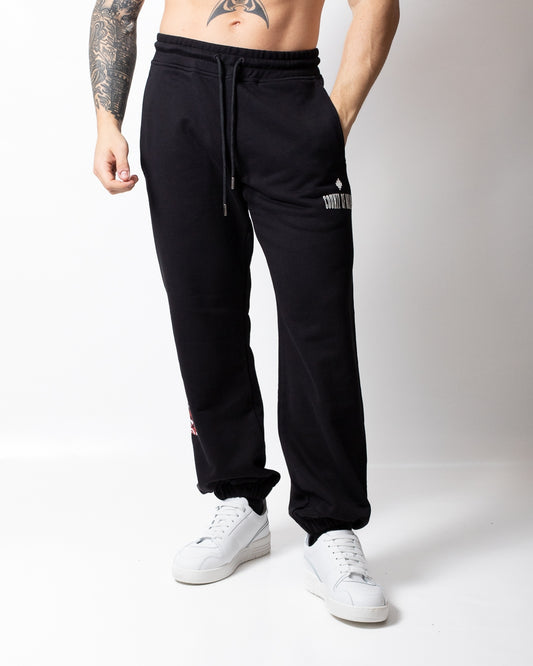 Pantalone Marcelo Burlon in felpa "Snake" uomo