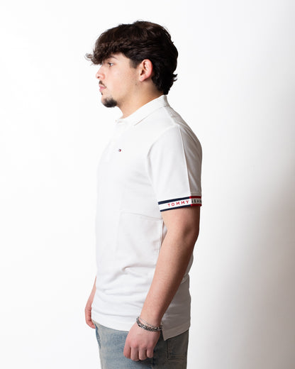 Polo Tommy Jeans con bordi a contrasto uomo