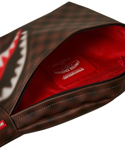 Marsupio Sprayground marrone shark in paris blur savvy crossbody