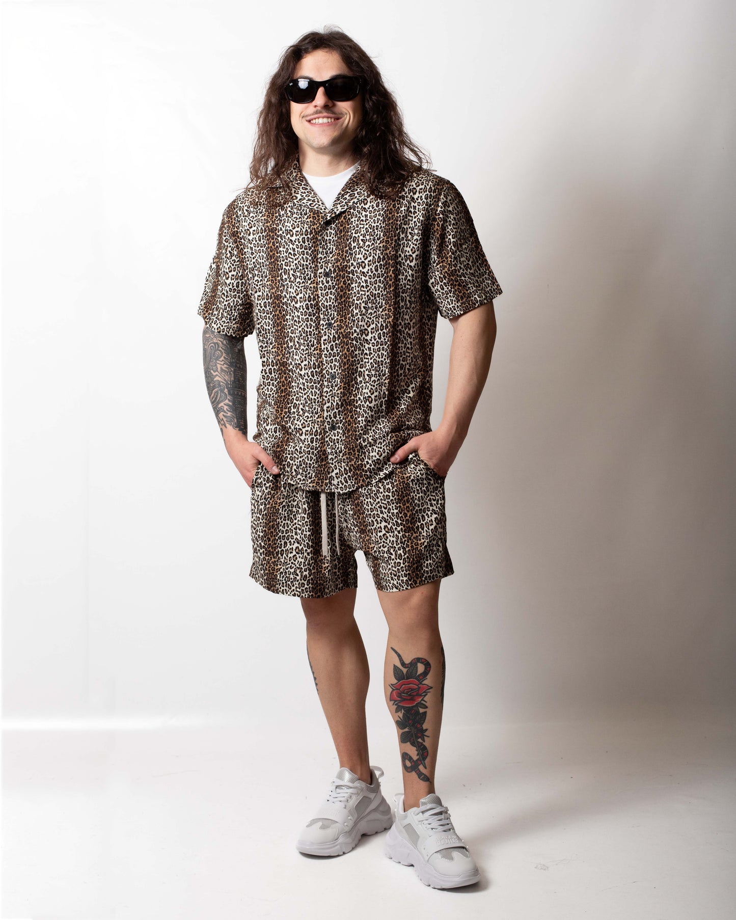 Camicia Gaelle "Fit Bowling" stampata uomo