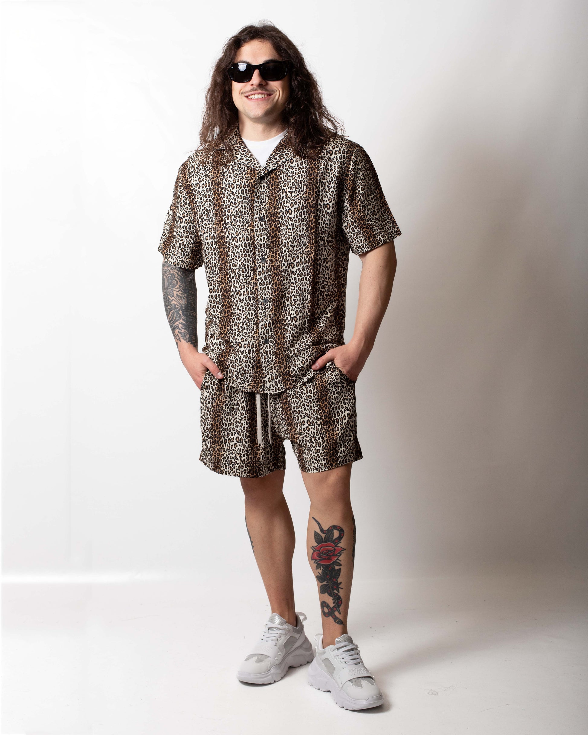 Camicia Gaelle "Fit Bowling" stampata uomo