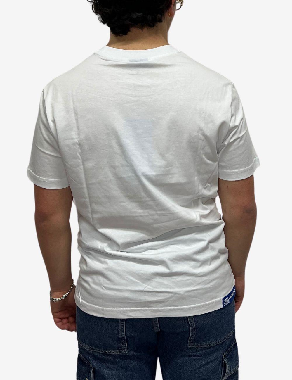T-Shirt Karl Lagerfeld con etichetta logata uomo
