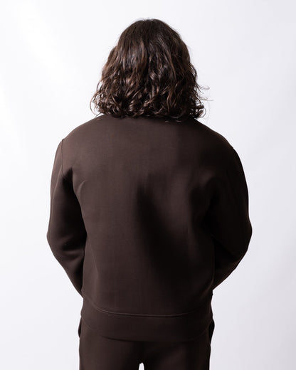Felpa Calvin Klein fullzip "Embossed Logo" uomo