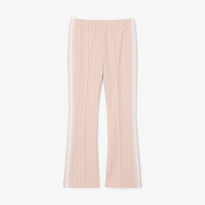Pantalone Lacoste logato allover donna