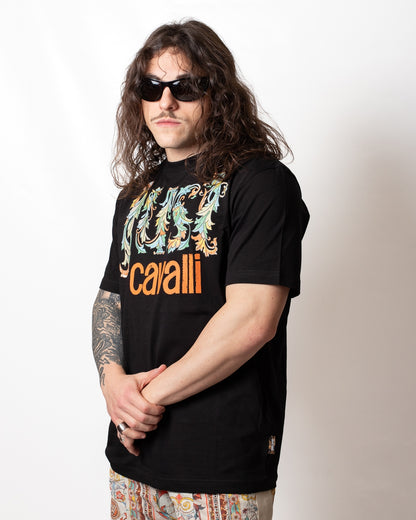 T-Shirt Just Cavalli "Logo Twigs" uomo