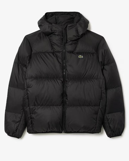 Giubbotto Lacoste puffer con cappuccio uomo
