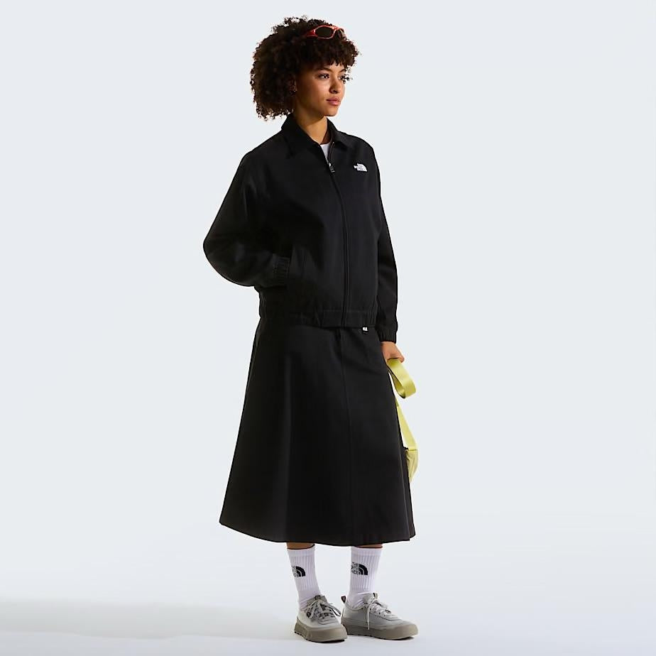 Gonna The North Face in twill con cintura donna
