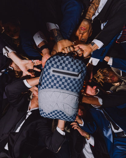 Zaino Sprayground denim WARP & WEFT IN PARIS BACKPACK