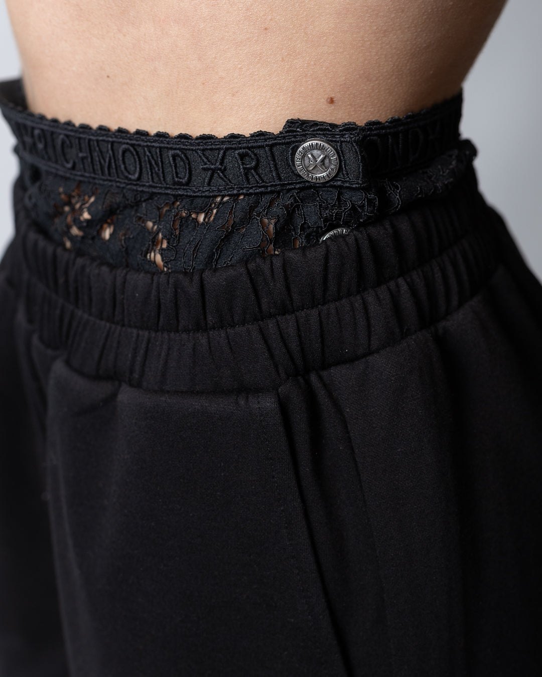 Pantalone Richmond X in felpa con pizzo donna
