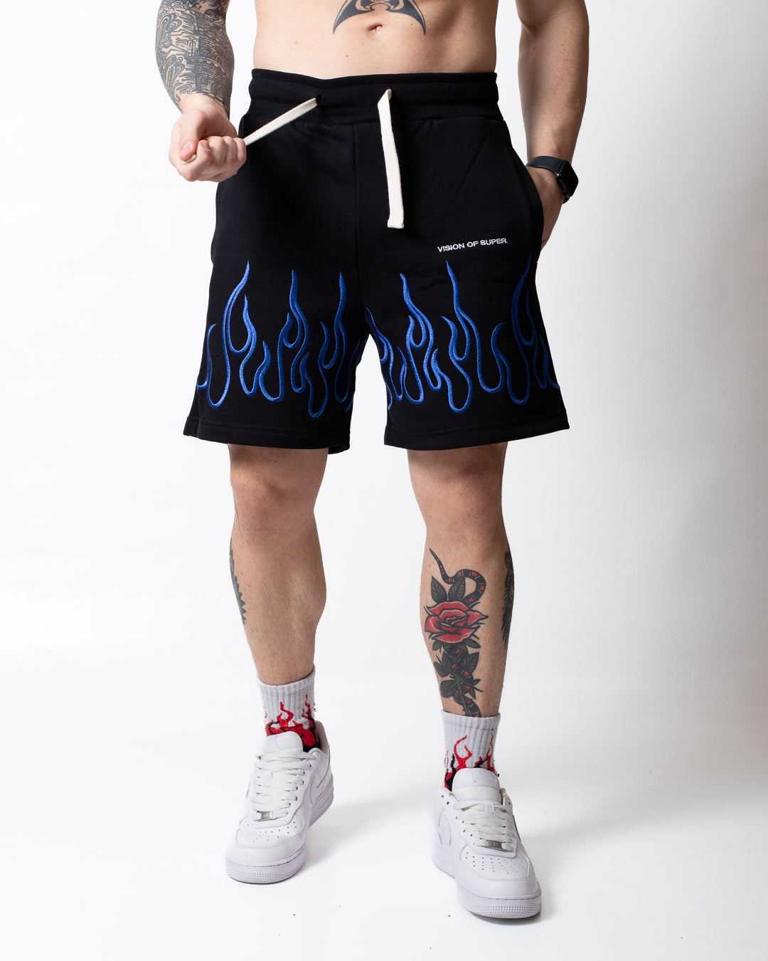 Bermuda Vision of Super "Blue Flames" uomo