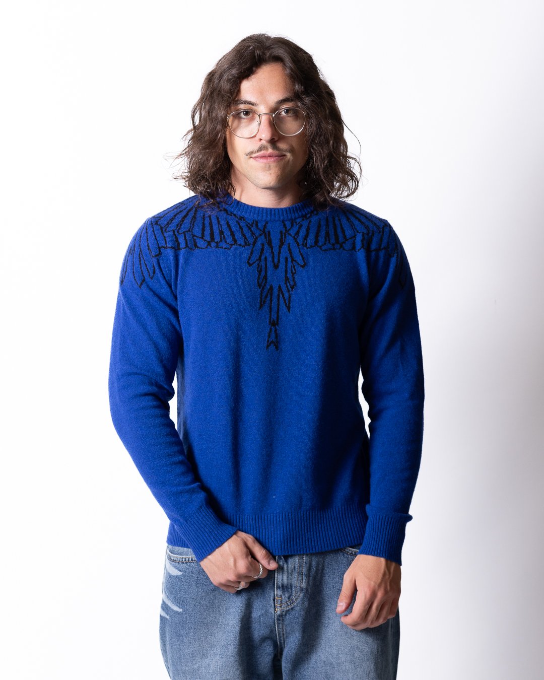 Maglia Marcelo Burlon "Icon Wings" uomo