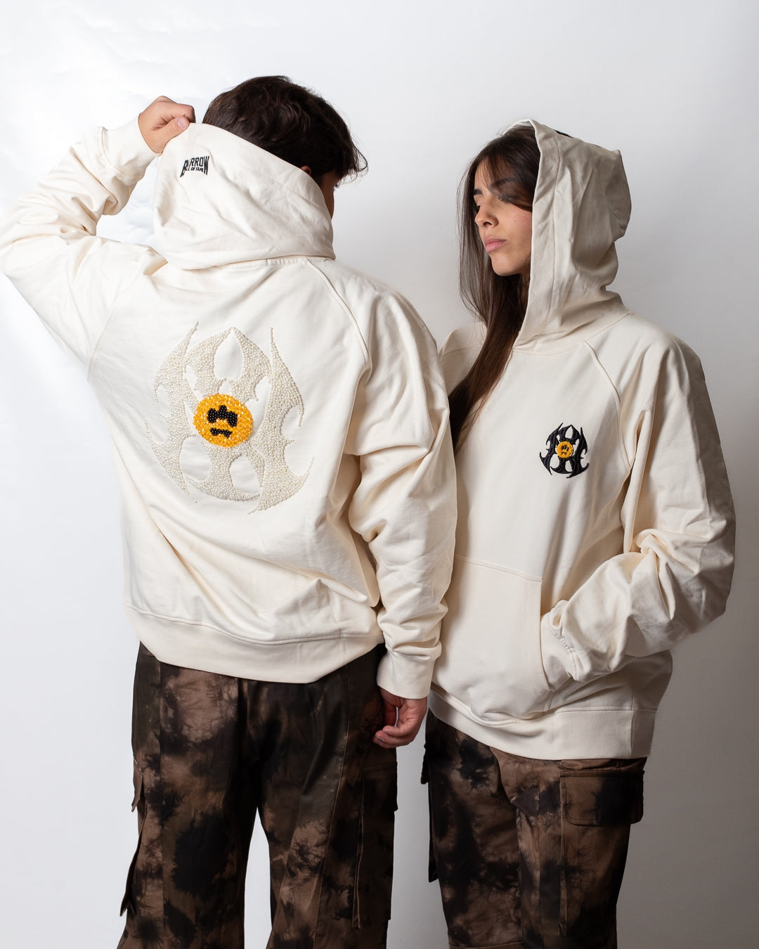 Felpa Barrow "Hall of fame" con perline e strass