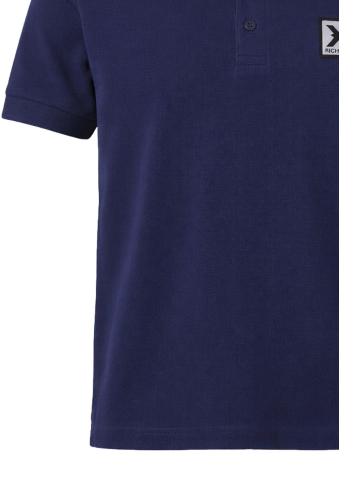 Polo Richmond X con logo patch uomo