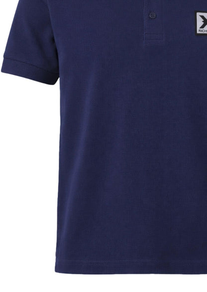 Polo Richmond X con logo patch uomo
