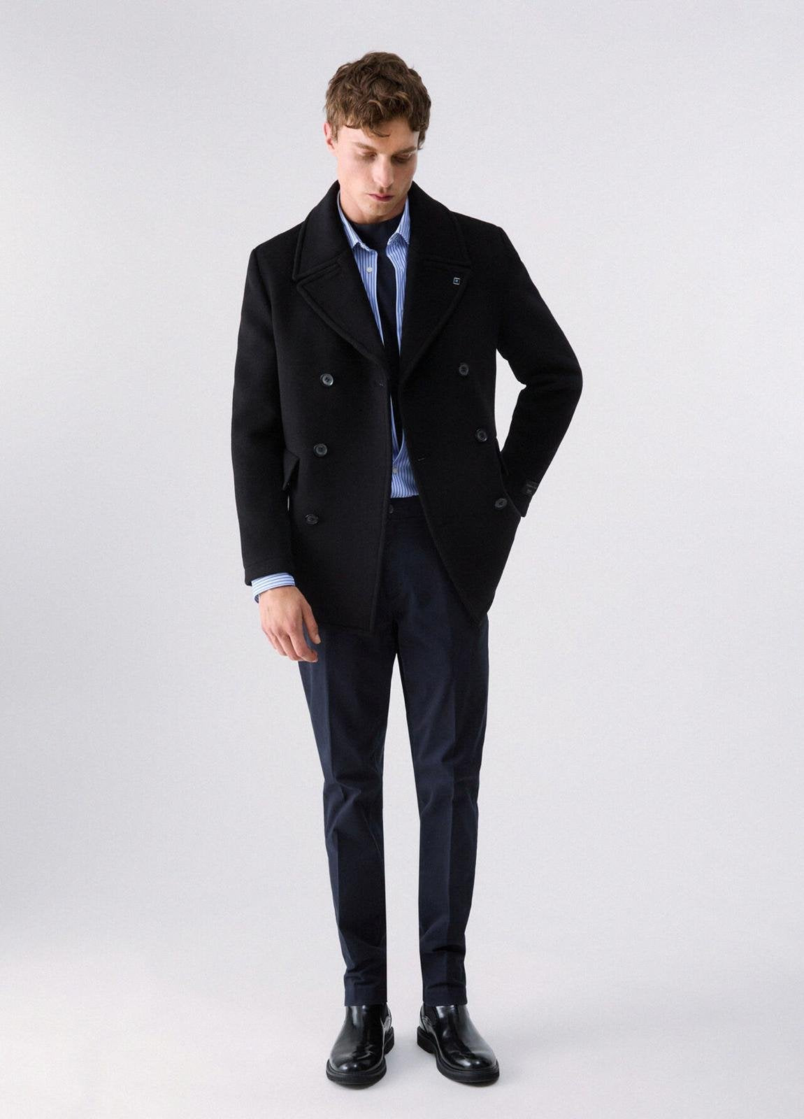 Cappotto Liu Jo doppiopetto in lana e cashmere