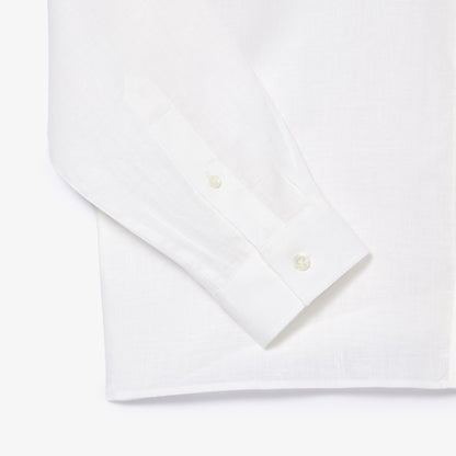 Camicia Lacoste regular in lino uomo