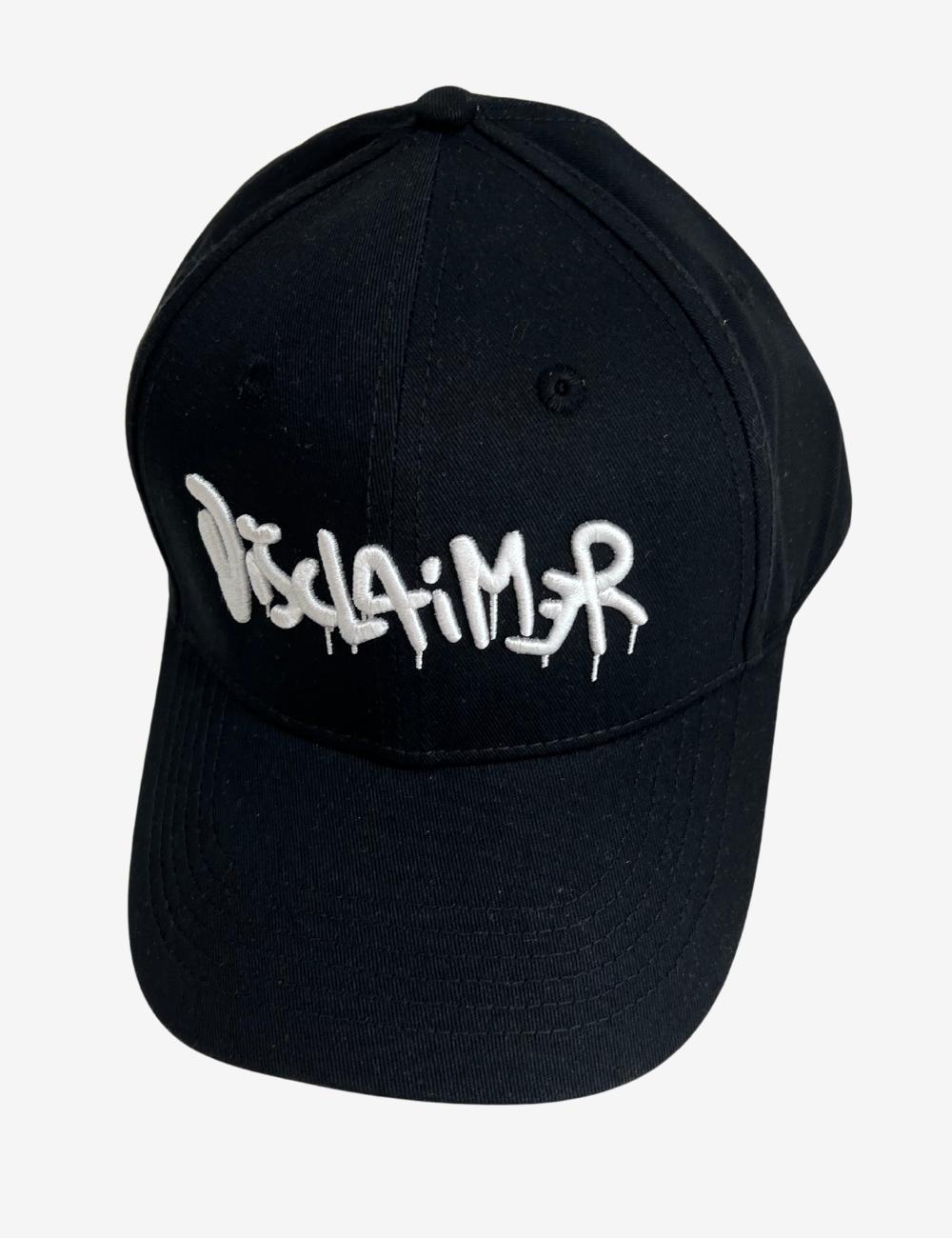 Cappello Disclaimer con visiera e logo ricamato