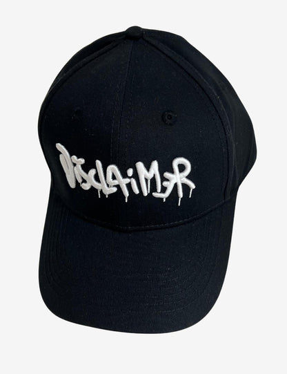 Cappello Disclaimer con visiera e logo ricamato