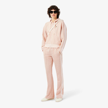 Pantalone Lacoste logato allover donna