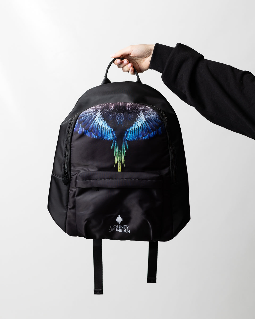Zaino Marcelo Burlon in nylon "Icon Wings Royal"