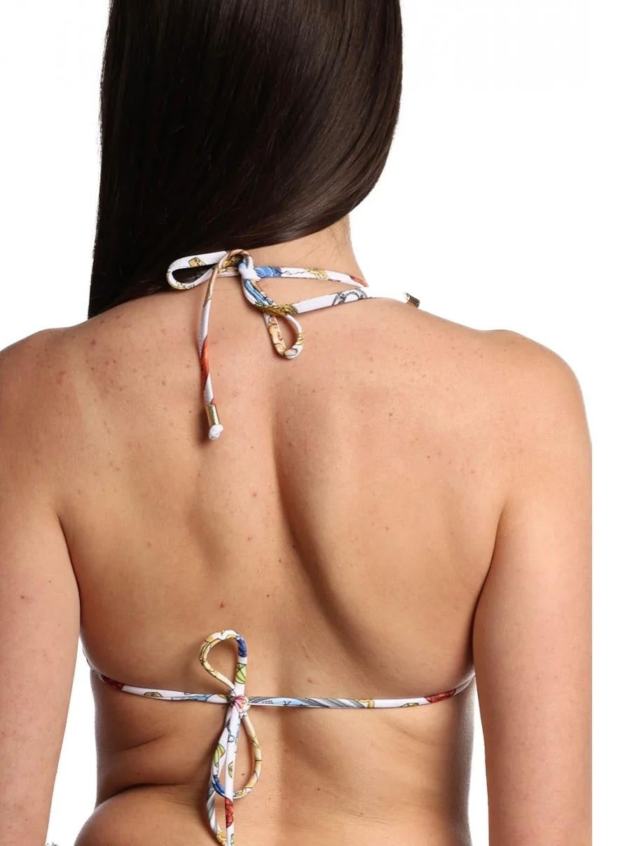 Triangolo mare Moschino Swim con stampa "Shell Jewels" donna