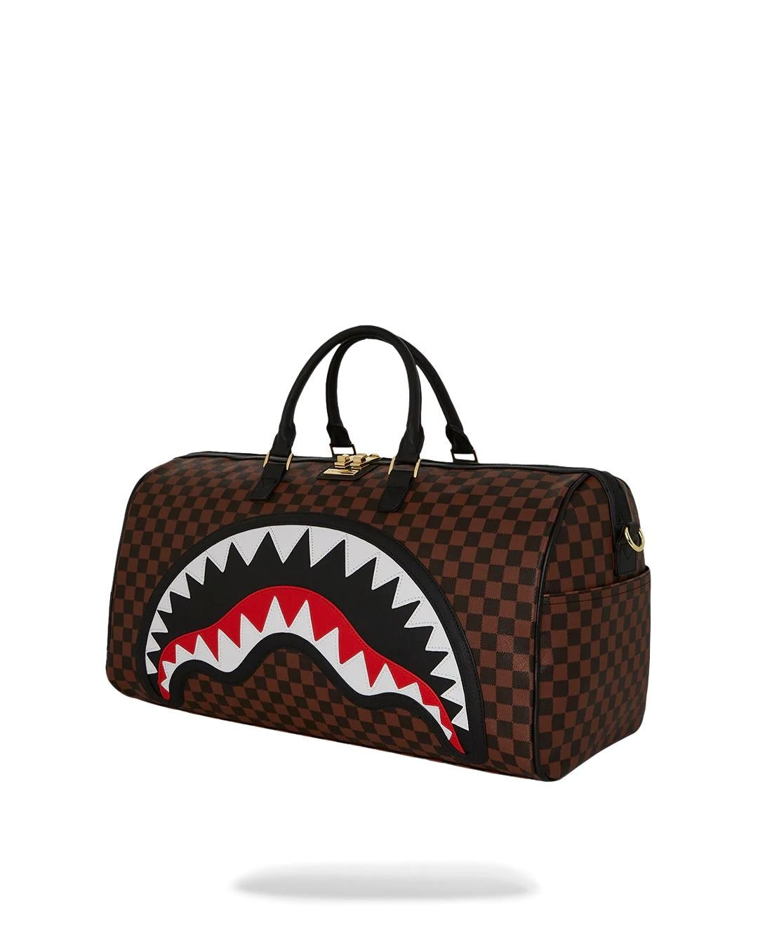 Borsone Sprayground marrone Sawtooth sharks in paris large duffle