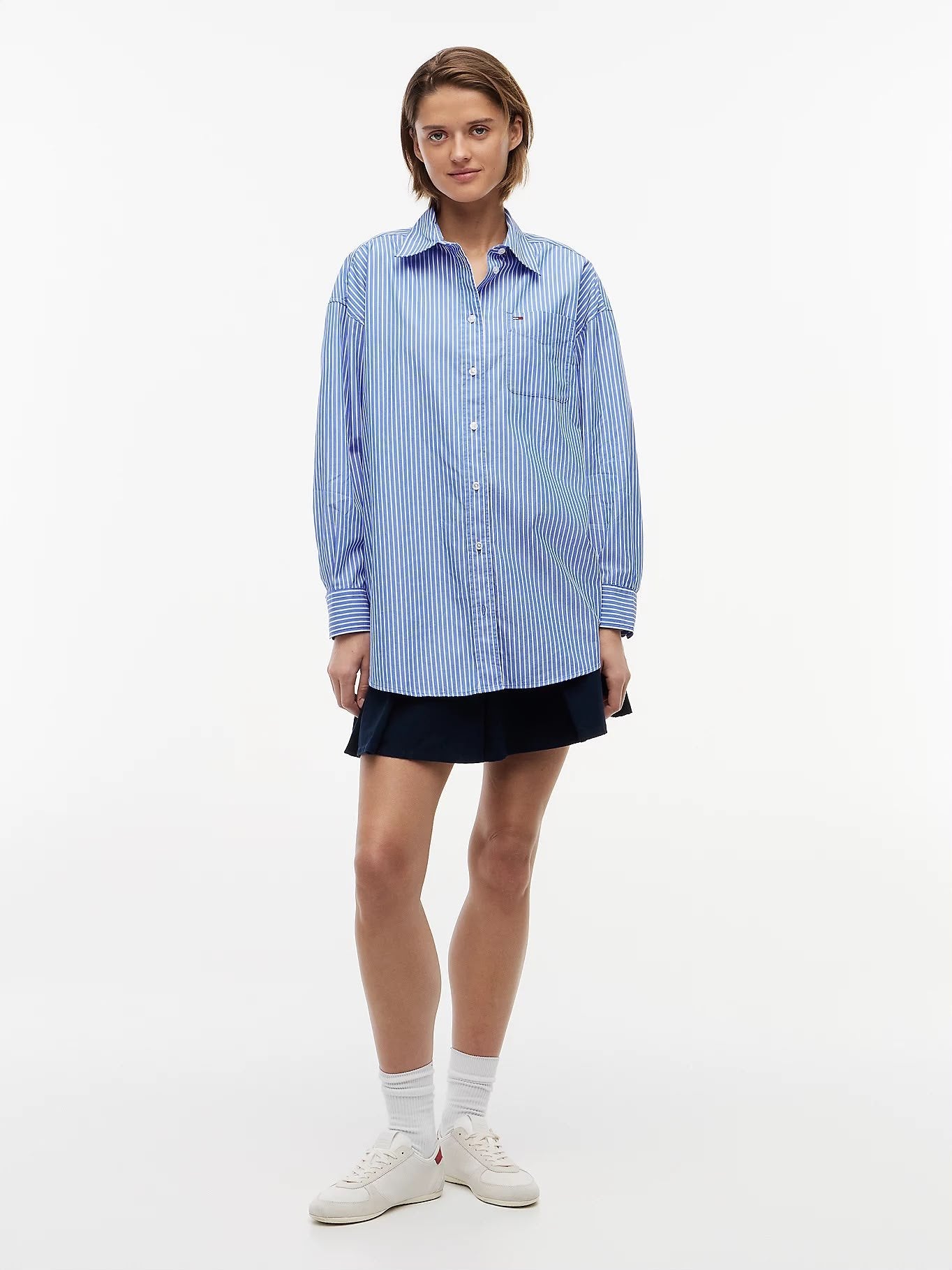 Camicia Tommy Jeans "Essential Stripe" donna