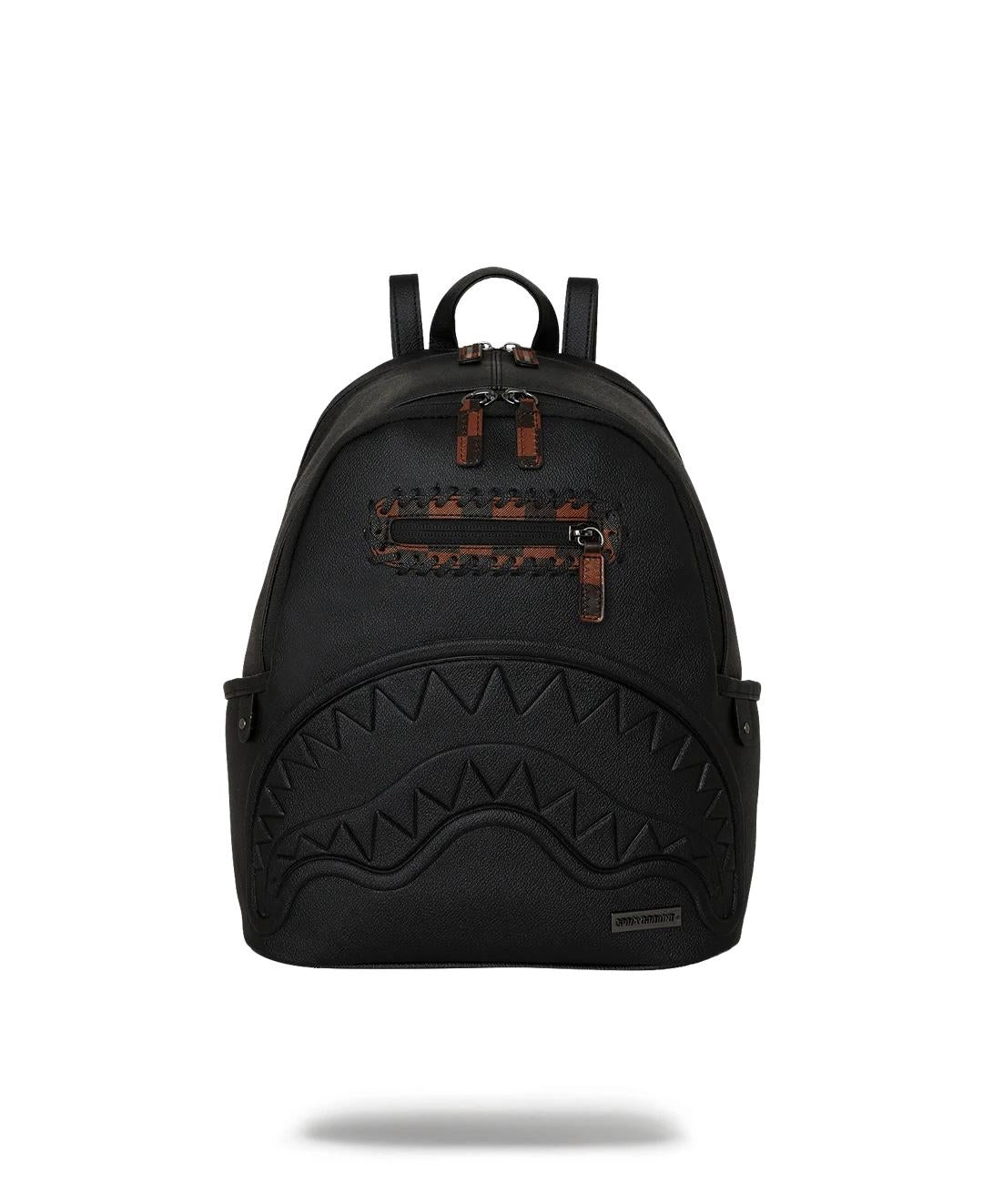 Zainetto Sprayground nero dose of check deux savage backpack