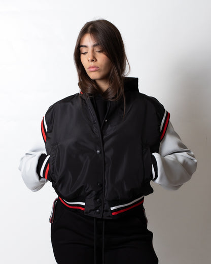 Giubbotto GCDS varsity bomber logo lounge