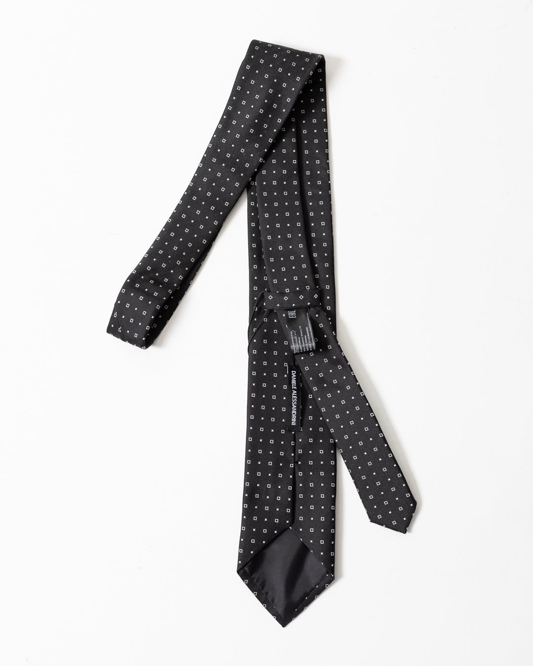 Cravatta Daniele Alessandrini con stampa jacquard