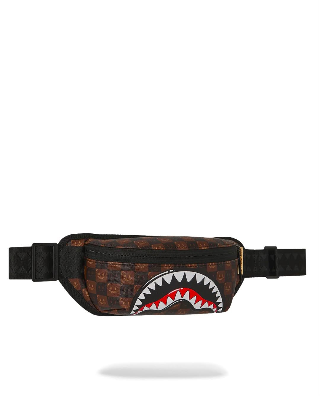 Marsupio Sprayground marrone SHARKS IN PARIS WTF BUBBLE BROWN CHECK CROSSBODY 
