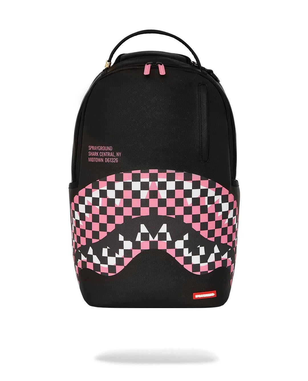 Zaino Sprayground nero Shark Central breakup check sorbet backapck