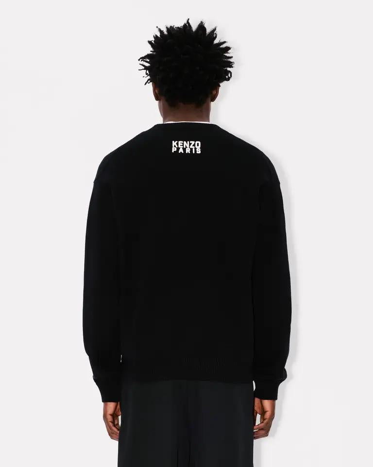 Maglia Kenzo Paris "Happy Tiger" in misto lana uomo