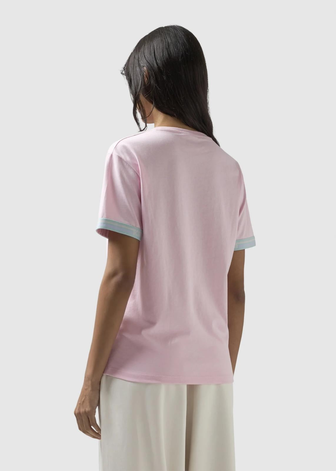 T-Shirt GCDS regular logo tape donna