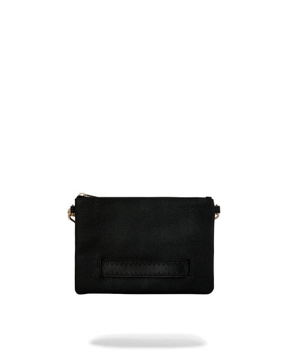 Pochette Sprayground nero "That gold drap crossover" clutch con tracolla