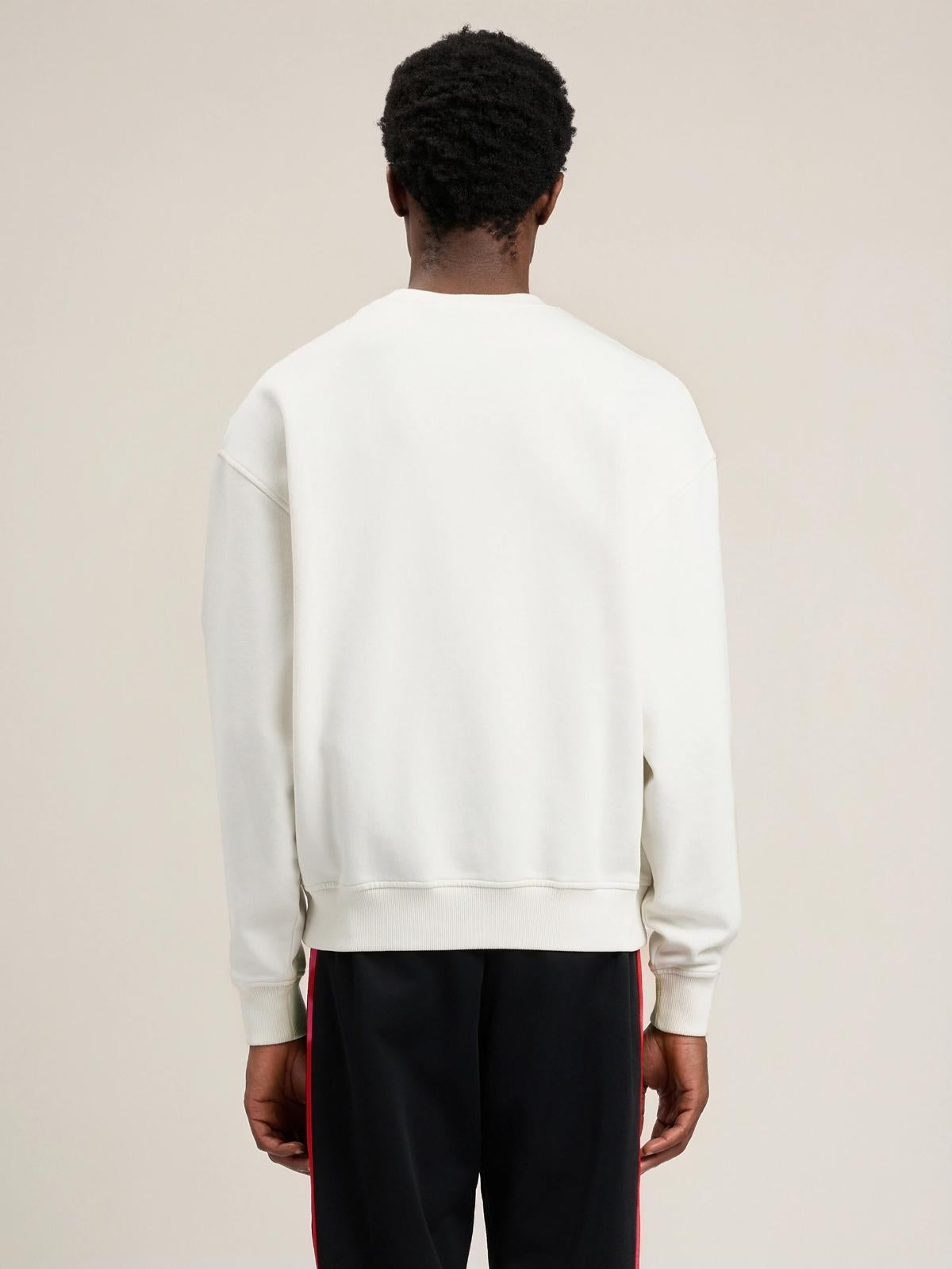 Felpa Palm Angels girocollo "Neck Logo Regular" uomo