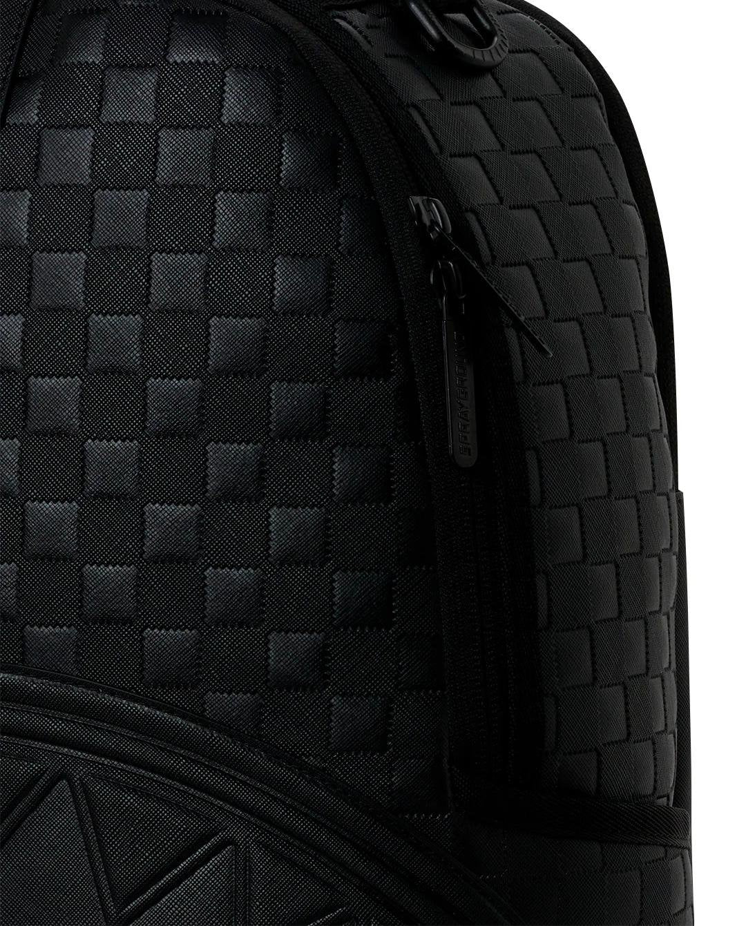 Zaino Sprayground nero RAISED CHECK BACKPACK