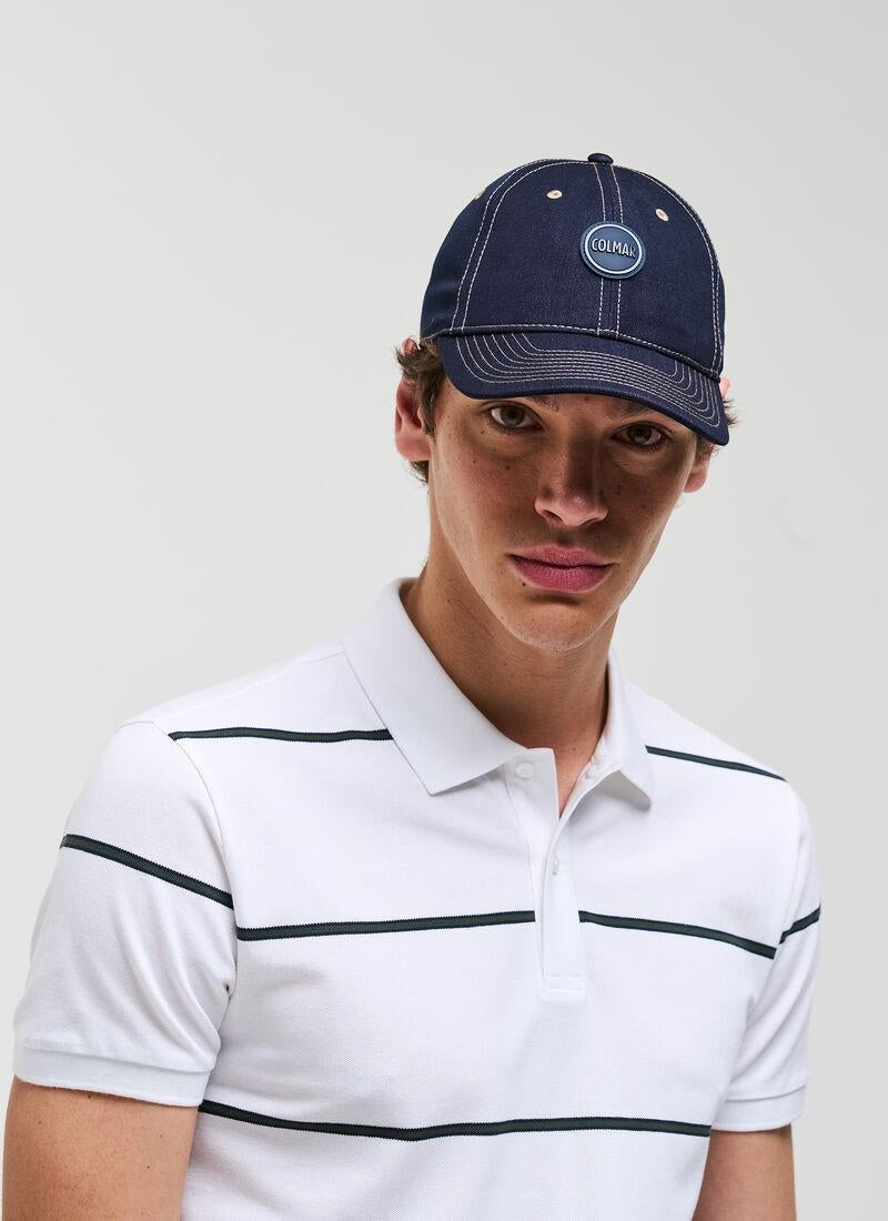 Cappello Colmar effetto denim