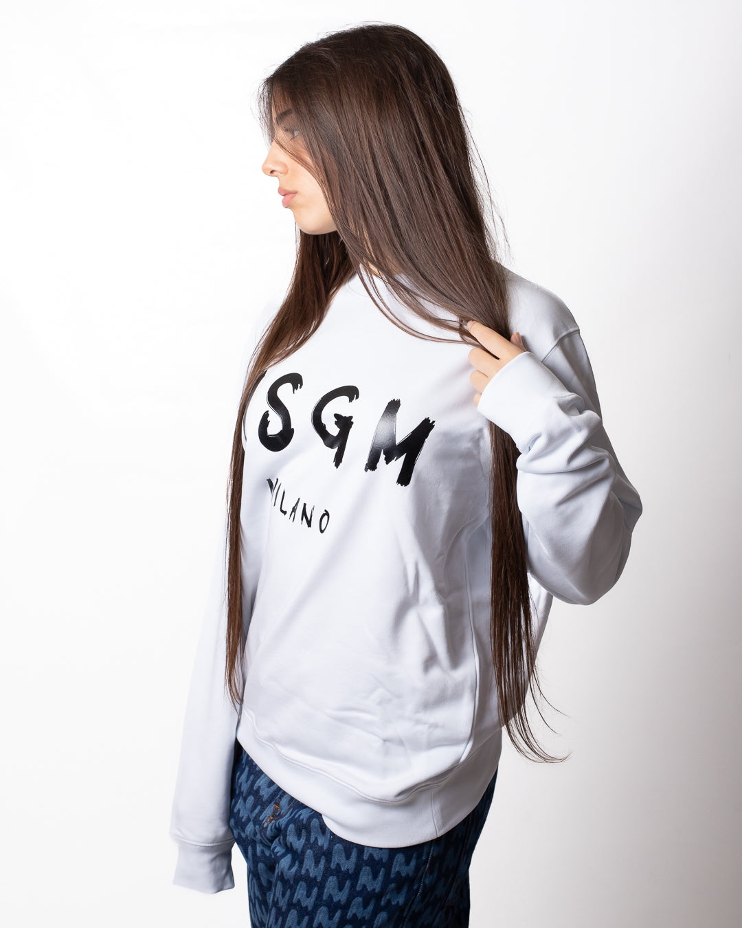 Felpa MSGM girocollo "Classic Logo"