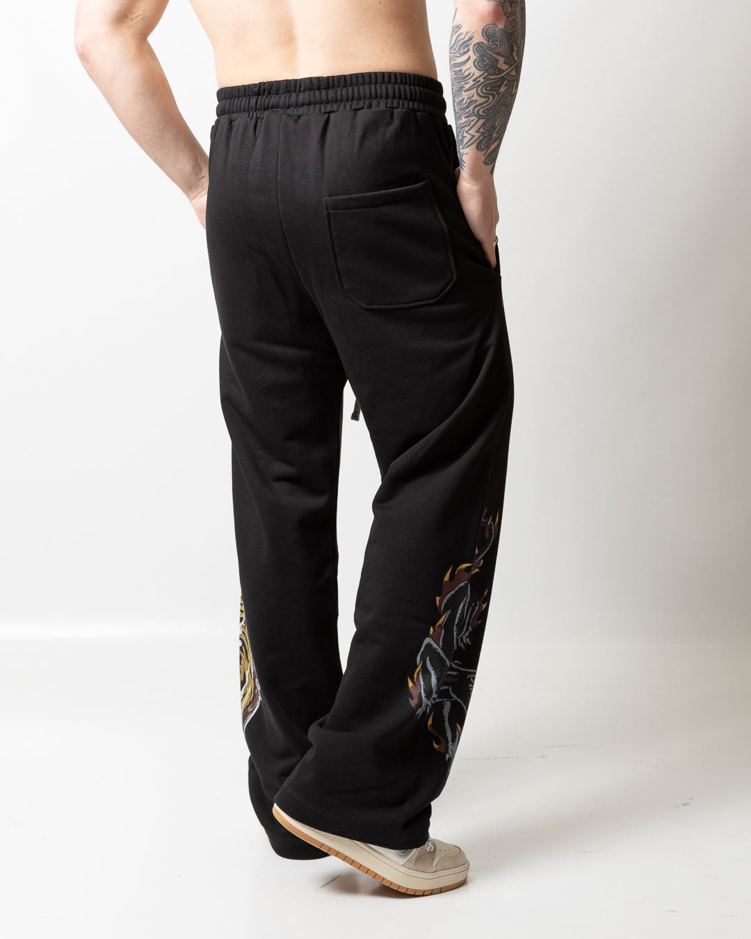 Pantalone Comme des Fuckdown in felpa con stampe uomo