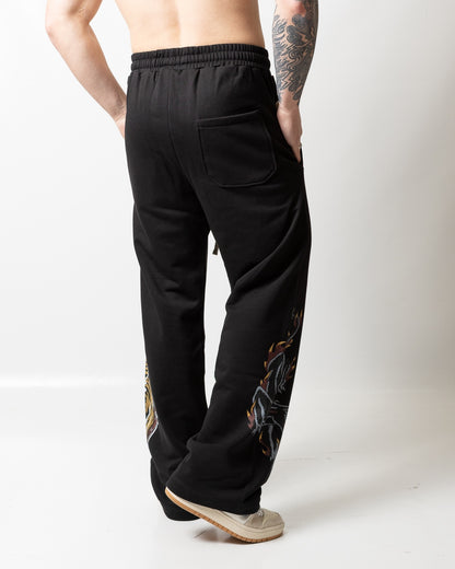 Pantalone Comme des Fuckdown in felpa con stampe uomo