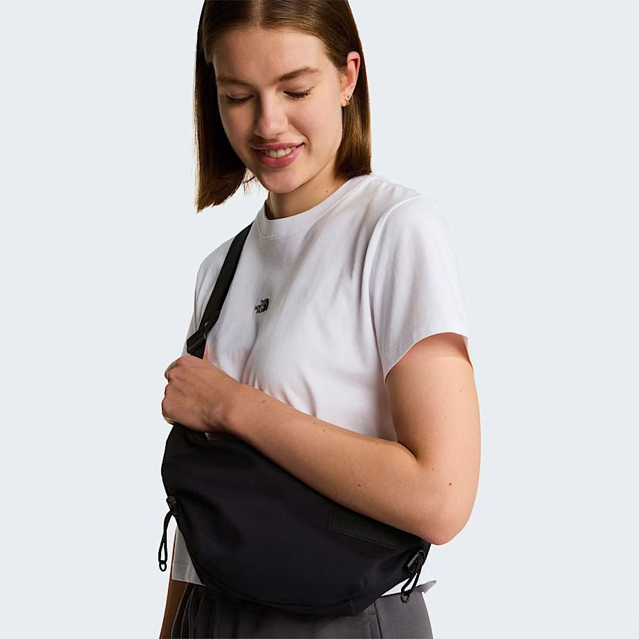 T-Shirt The North Face cropped regular con ricamo donna