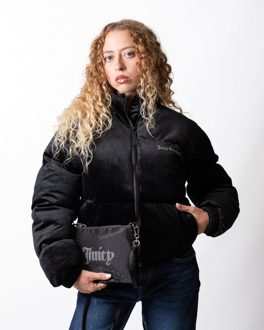 Giubbotto Juicy Couture "Puffer Velour" donna
