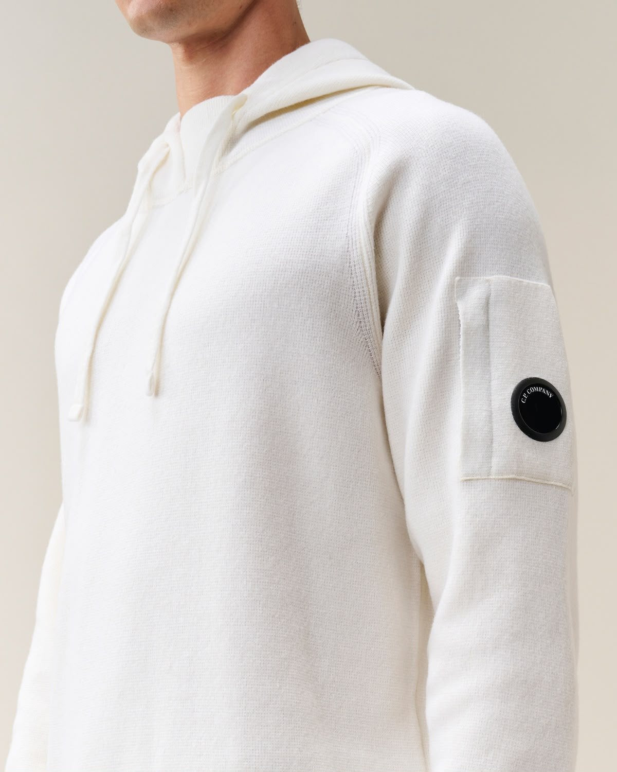 Maglia C.P. Company in lana con cappuccio uomo
