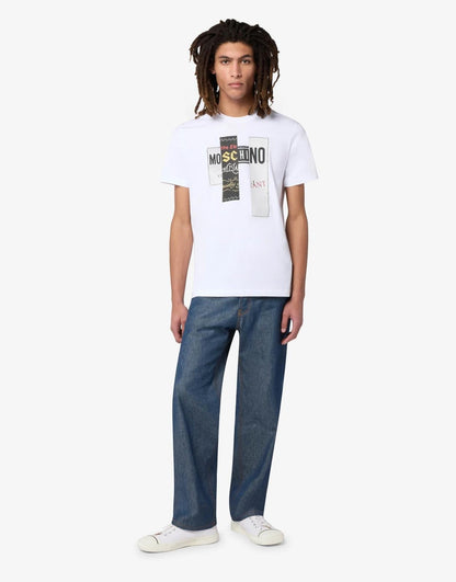 T-Shirt Moschino "Labels Print" uomo