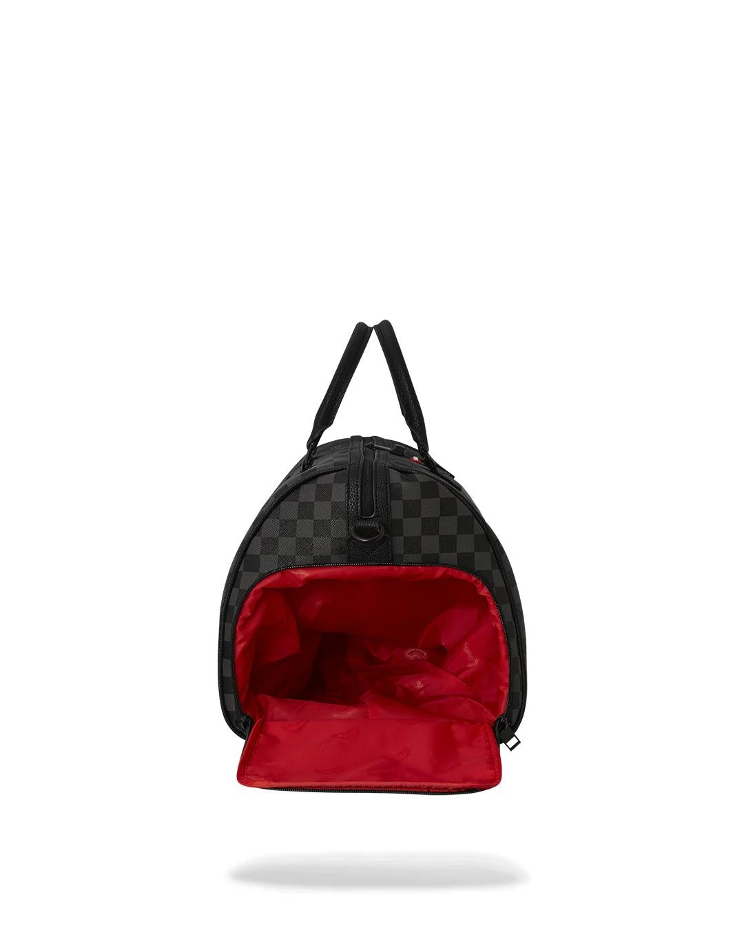 Borsone Sprayground nero unfinished shark large duffle