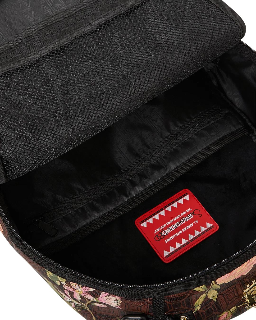 Zaino Sprayground marrone "AI Henny floral backpack"