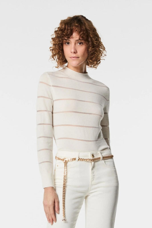 Maglia Nenette lupetto in misto lana donna